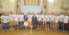 9. avgust 2015. Svečani doček vaterpolo reprezentacije Srbije u Domu Narodne skupštine